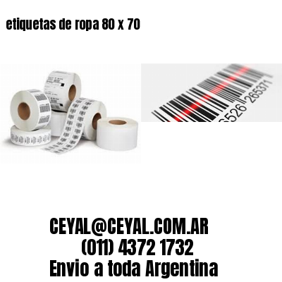 etiquetas de ropa 80 x 70