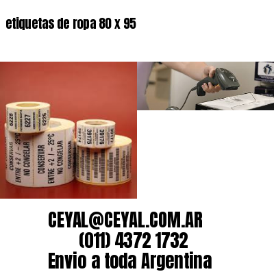 etiquetas de ropa 80 x 95