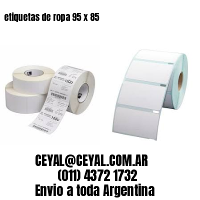 etiquetas de ropa 95 x 85