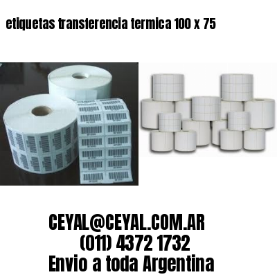 etiquetas transferencia termica 100 x 75