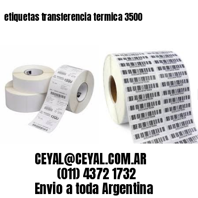 etiquetas transferencia termica 3500