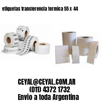etiquetas transferencia termica 55 x 44