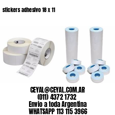 stickers adhesivo 18 x 11