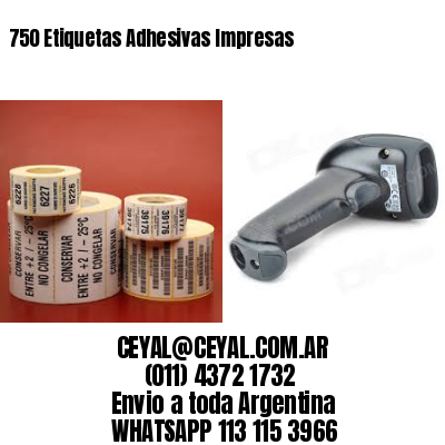 750 Etiquetas Adhesivas Impresas