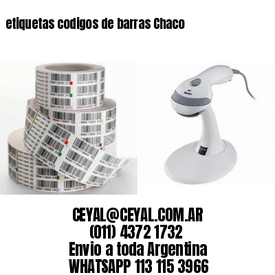 etiquetas codigos de barras Chaco