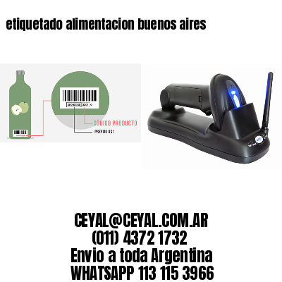 etiquetado alimentacion buenos aires