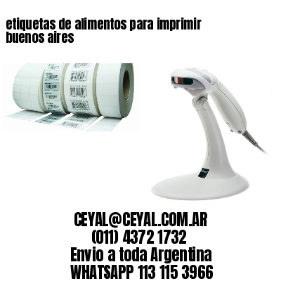 etiquetas de alimentos para imprimir buenos aires