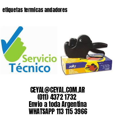 etiquetas termicas andadores