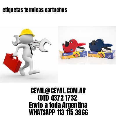 etiquetas termicas cartuchos