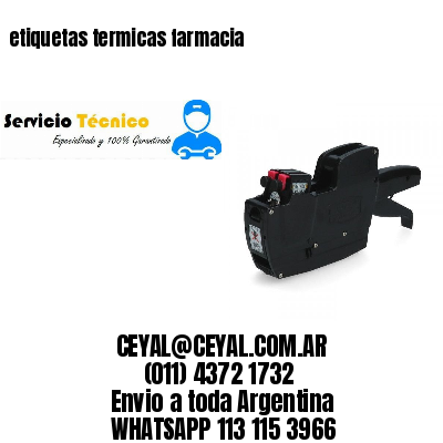 etiquetas termicas farmacia