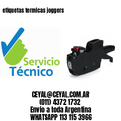etiquetas termicas joggers
