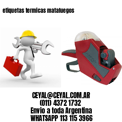 etiquetas termicas matafuegos