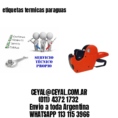 etiquetas termicas paraguas