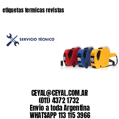 etiquetas termicas revistas