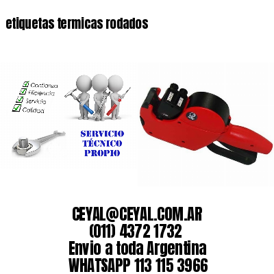 etiquetas termicas rodados