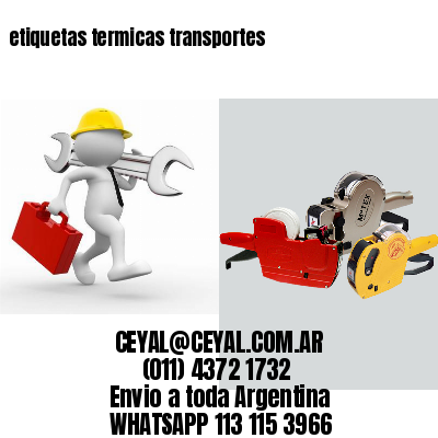 etiquetas termicas transportes