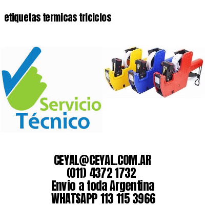 etiquetas termicas triciclos