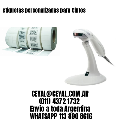 etiquetas personalizadas para Cintos