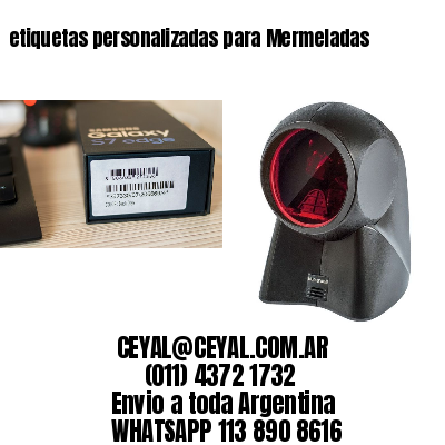 etiquetas personalizadas para Mermeladas