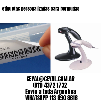etiquetas personalizadas para bermudas