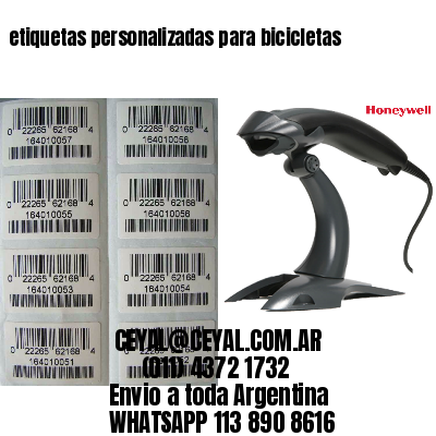 etiquetas personalizadas para bicicletas