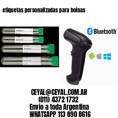 etiquetas personalizadas para boinas
