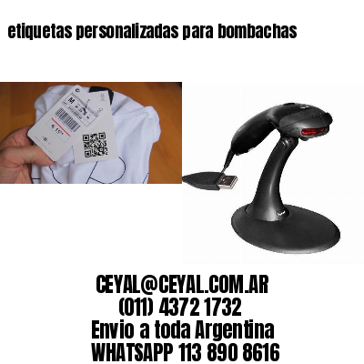 etiquetas personalizadas para bombachas
