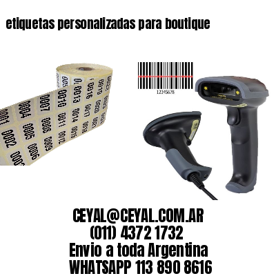 etiquetas personalizadas para boutique