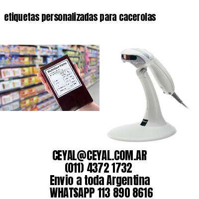 etiquetas personalizadas para cacerolas