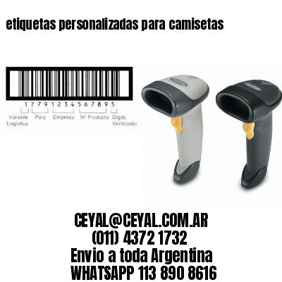 etiquetas personalizadas para camisetas