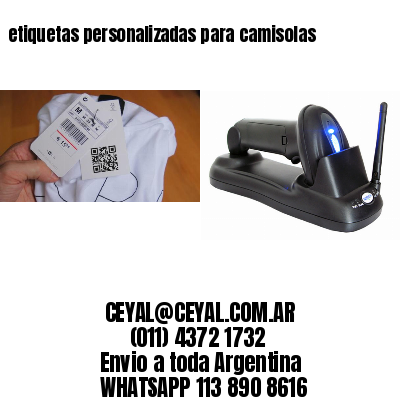 etiquetas personalizadas para camisolas