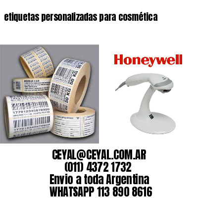 etiquetas personalizadas para cosmética