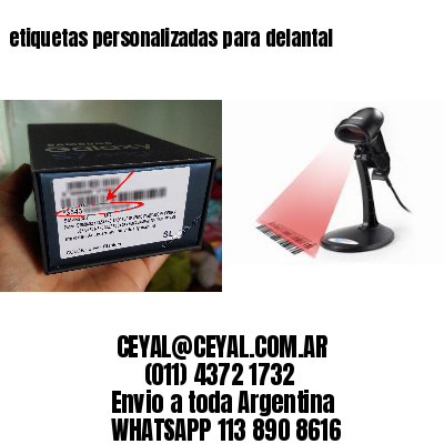 etiquetas personalizadas para delantal