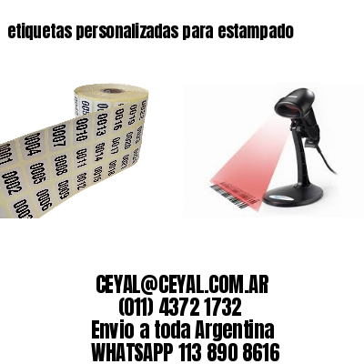 etiquetas personalizadas para estampado