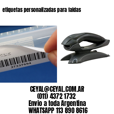 etiquetas personalizadas para faldas