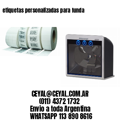 etiquetas personalizadas para funda