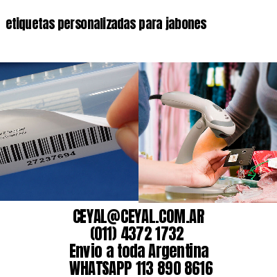 etiquetas personalizadas para jabones