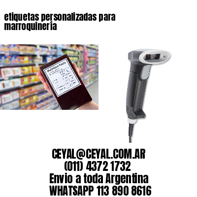etiquetas personalizadas para marroquinería