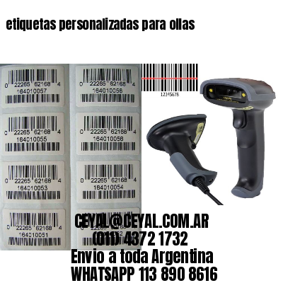 etiquetas personalizadas para ollas