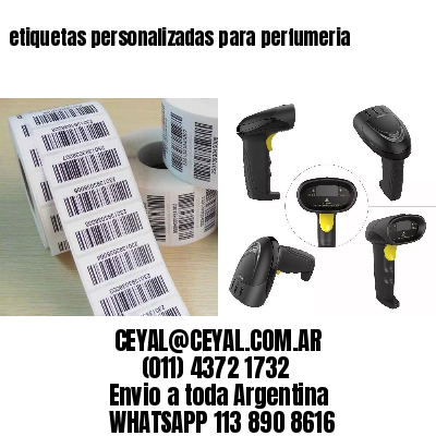 etiquetas personalizadas para perfumeria