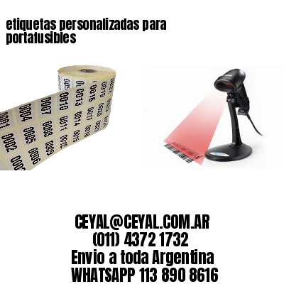 etiquetas personalizadas para portafusibles