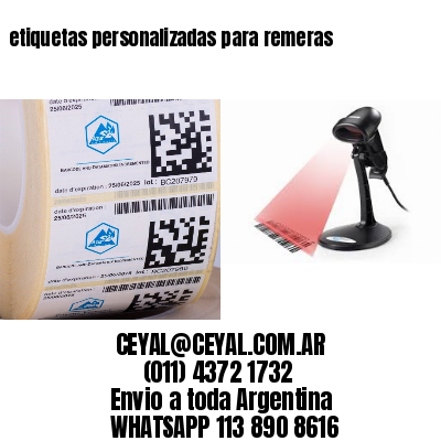 etiquetas personalizadas para remeras