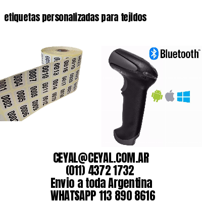 etiquetas personalizadas para tejidos