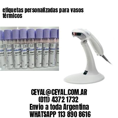 etiquetas personalizadas para vasos térmicos