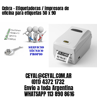 Cebra – Etiquetadoras / impresora de oficina para etiquetas 50 x 90
