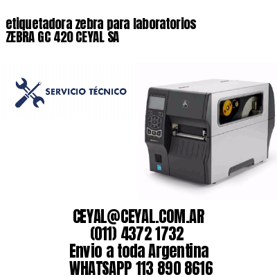 etiquetadora zebra para laboratorios ZEBRA GC 420 CEYAL SA