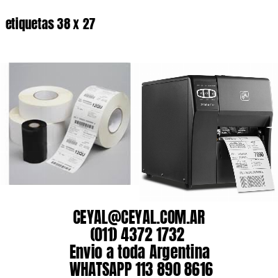 etiquetas 38 x 27