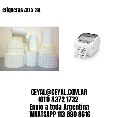 etiquetas 40 x 34