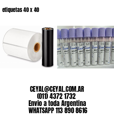 etiquetas 40 x 40