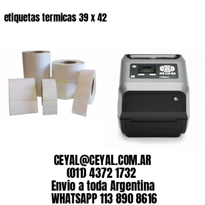 etiquetas termicas 39 x 42